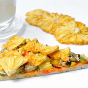 dried pineapple mix pizza